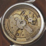 Armbanduhrwerk mit Hammeraufzug von John Harwood